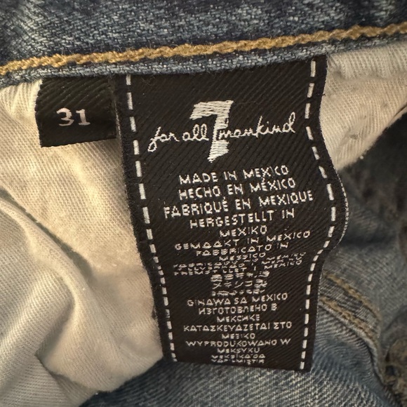 7 For All Mankind Slim Taper Adrien Jeans - size 31 - Picture 2 of 4